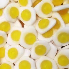 image of fried egg sweets - www.chocolatierfountains.co.uk